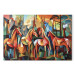 Large canvas print Cubist Horses - A Geometric Composition Inspired by Picasso’s Style [Large Format] 151100