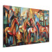 Large canvas print Cubist Horses - A Geometric Composition Inspired by Picasso’s Style [Large Format] 151100 additionalThumb 2