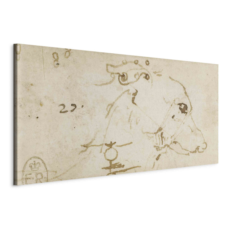 Art Reproduction Sketch of a Dog’s Head 152000 additionalImage 2