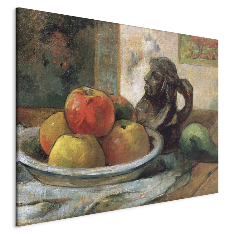 Art Reproduction Nature morte avec pommes, une poire et une cruche en forme de tête 152600 additionalImage 2