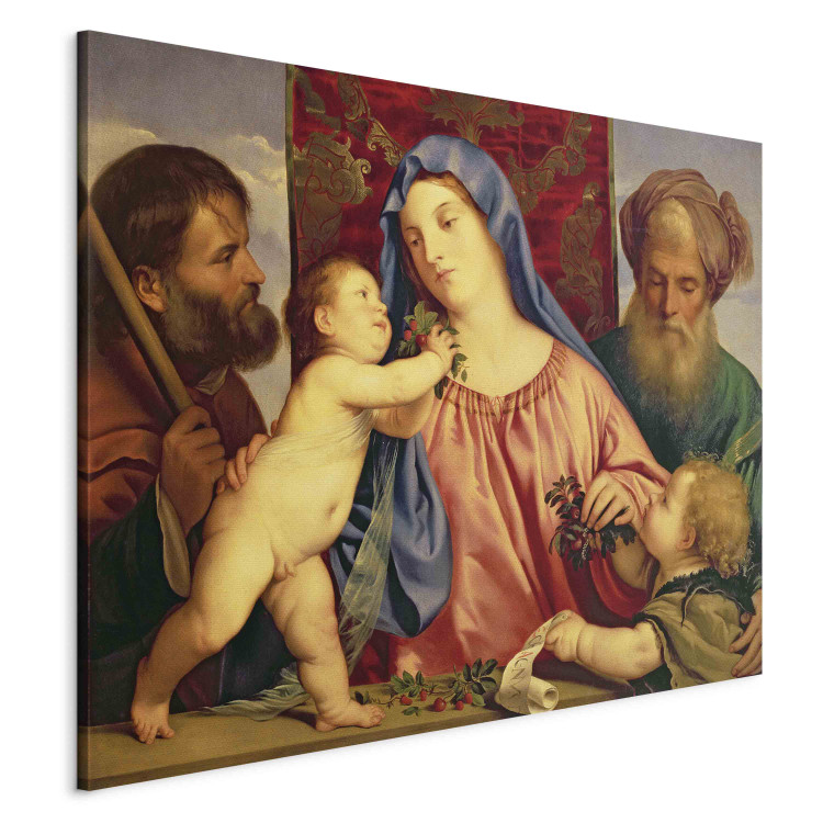 Reproduction Painting Madonna of the Cherries with Joseph, St. Zacharias and John the Baptist 153500 additionalImage 2