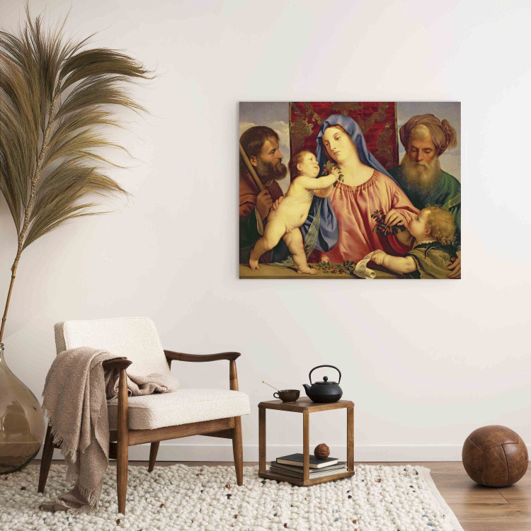 Reproduction Painting Madonna of the Cherries with Joseph, St. Zacharias and John the Baptist 153500 additionalImage 3