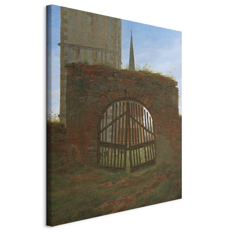 Reproduction Painting The cemetery gate 154800 additionalImage 2