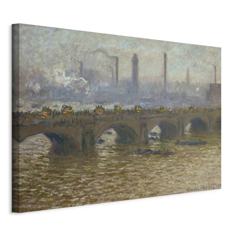 Reproduction Painting Waterloo Bridge, temps gris 155400 additionalImage 2