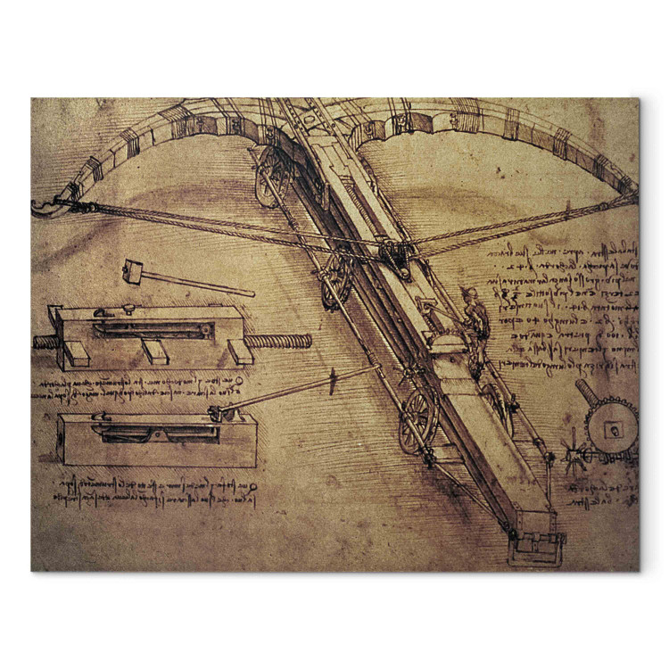 Art Reproduction Design for a Giant Crossbow, detail from fol. 158300