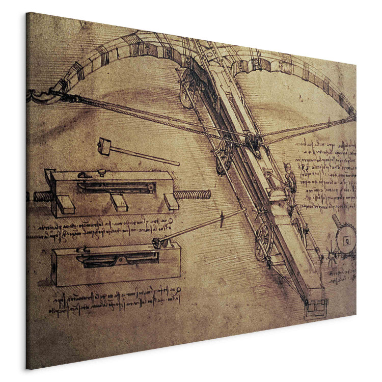 Art Reproduction Design for a Giant Crossbow, detail from fol. 158300 additionalImage 2