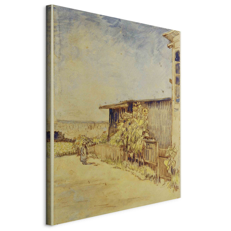 Art Reproduction Shed with Sunflowers 158700 additionalImage 2