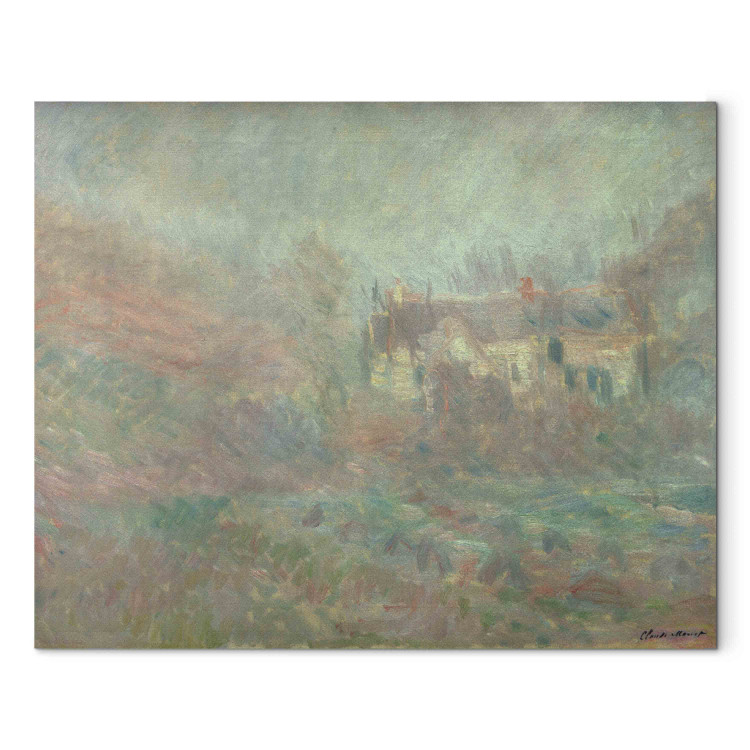 Reproduction Painting Maisons à Falaise, brouillard  159600