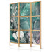 Room Divider Screen Abstract - Patches of Soft Turquoise Spilling Into White [Room Dividers] 159800 additionalThumb 5