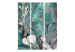 Room Divider Screen Abstract - Patches of Soft Turquoise Spilling Into White [Room Dividers] 159800 additionalThumb 3