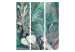 Room Divider Screen Abstract - Patches of Soft Turquoise Spilling Into White [Room Dividers] 159800 additionalThumb 7