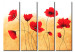 Canvas Eight little poppies 46700