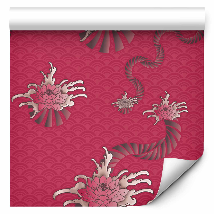 Modern Wallpaper Oriental flower 89100 additionalImage 1