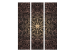 Room Divider Royal Finesse - patterned brown mandala in oriental motif 95300 additionalThumb 3