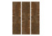 Room Divider Copper Elegance - artistic and bronze delicately wrinkled fabric 95400 additionalThumb 3