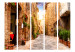 Folding Screen Colorful Alley in Tuscany II - brick architecture of an Italian town 95700 additionalThumb 3