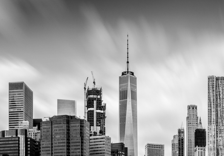 Canvas Black and White Manhattan - Monochromatic Architecture of New York 97500 additionalImage 5