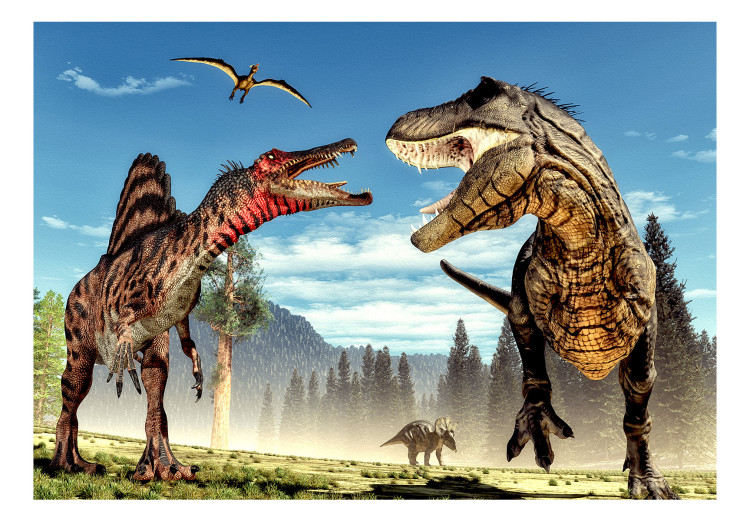 Photo Wallpaper Fighting Dinosaurs 113910 additionalImage 1