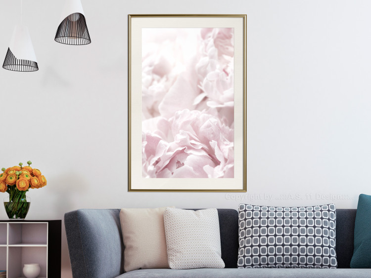 Wall Poster Fluffy peonies - botanical composition with flowers with pink petals 115010 additionalImage 23