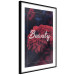 Poster Beauty - composition in dark colors with a bright English text 116310 additionalThumb 13