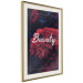 Poster Beauty - composition in dark colors with a bright English text 116310 additionalThumb 2