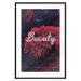 Poster Beauty - composition in dark colors with a bright English text 116310 additionalThumb 15