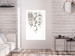 Poster Hanging Branches - green tree leaves on a background with non-uniform colors 116410 additionalThumb 4