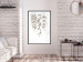 Poster Hanging Branches - green tree leaves on a background with non-uniform colors 116410 additionalThumb 6