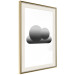 Wall Poster Black Cloud - figures bathed in grays and white background 116610 additionalThumb 2