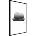 Wall Poster Black Cloud - figures bathed in grays and white background 116610 additionalThumb 13