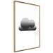 Wall Poster Black Cloud - figures bathed in grays and white background 116610 additionalThumb 6