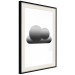 Wall Poster Black Cloud - figures bathed in grays and white background 116610 additionalThumb 3