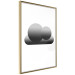 Wall Poster Black Cloud - figures bathed in grays and white background 116610 additionalThumb 14
