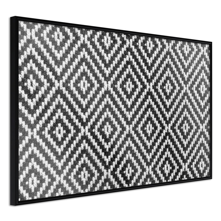 Poster Kitchen Towel - black and white composition with geometric texture 117210 additionalImage 10