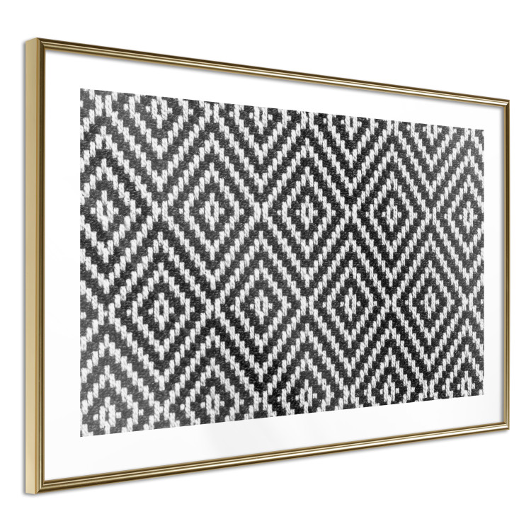 Poster Kitchen Towel - black and white composition with geometric texture 117210 additionalImage 8