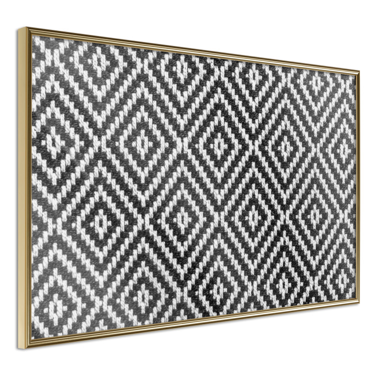 Poster Kitchen Towel - black and white composition with geometric texture 117210 additionalImage 12