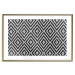 Poster Kitchen Towel - black and white composition with geometric texture 117210 additionalThumb 14