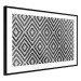 Poster Kitchen Towel - black and white composition with geometric texture 117210 additionalThumb 13