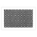 Poster Kitchen Towel - black and white composition with geometric texture 117210 additionalThumb 25