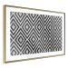 Poster Kitchen Towel - black and white composition with geometric texture 117210 additionalThumb 6