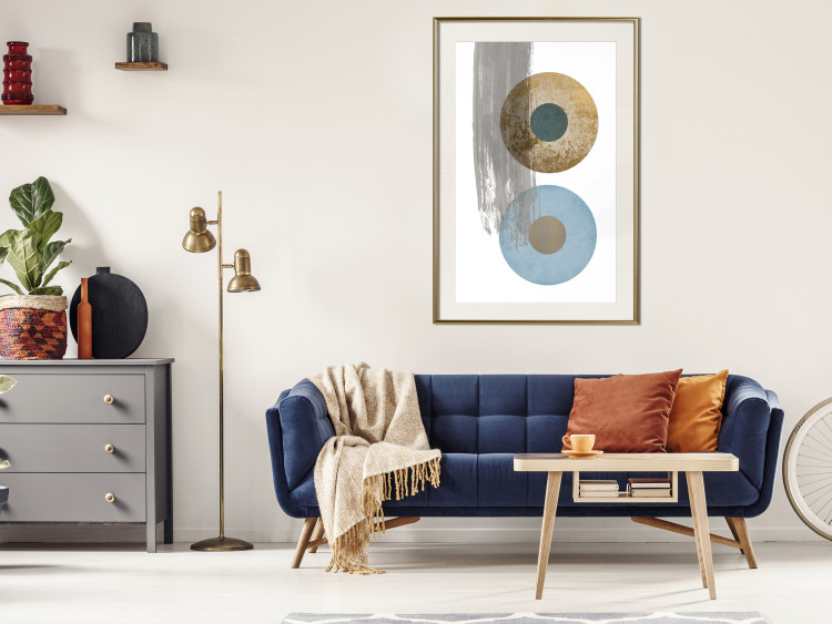 Wall Poster Abstract Symmetry - geometric colorful composition in four circles 117910 additionalImage 23