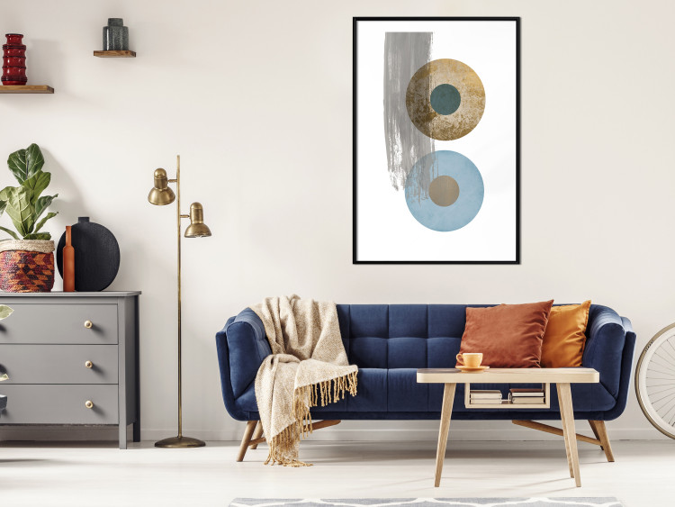 Wall Poster Abstract Symmetry - geometric colorful composition in four circles 117910 additionalImage 6