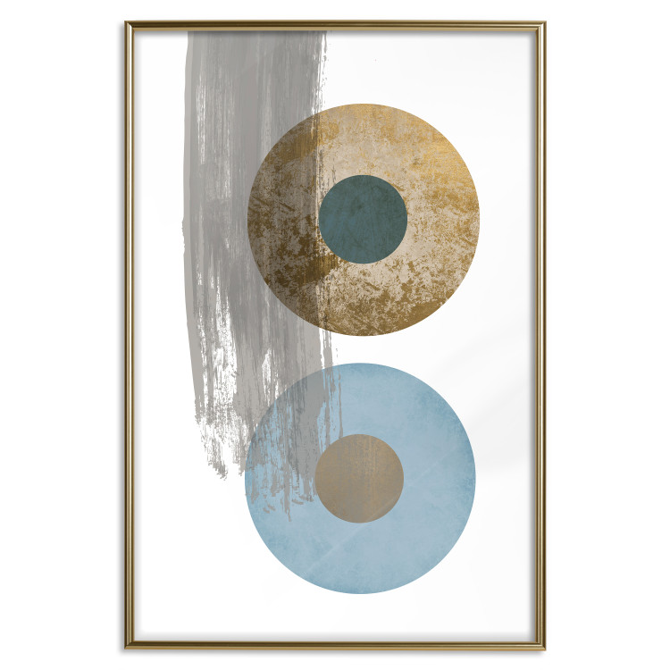 Wall Poster Abstract Symmetry - geometric colorful composition in four circles 117910 additionalImage 20