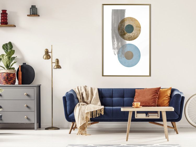 Wall Poster Abstract Symmetry - geometric colorful composition in four circles 117910 additionalImage 15