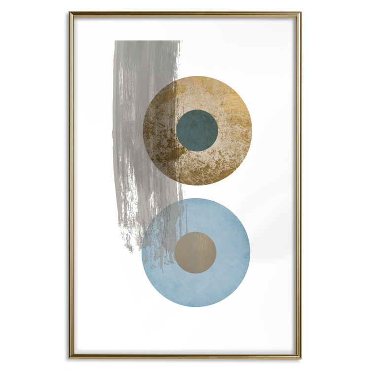 Wall Poster Abstract Symmetry - geometric colorful composition in four circles 117910 additionalImage 27