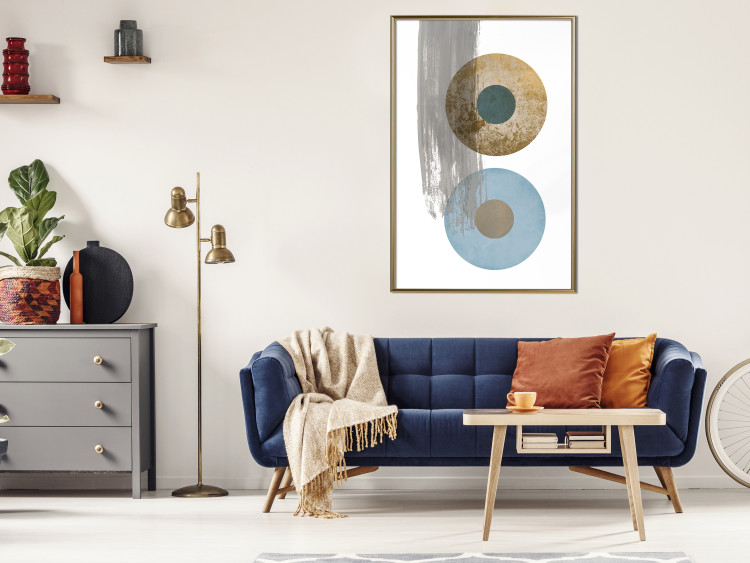 Wall Poster Abstract Symmetry - geometric colorful composition in four circles 117910 additionalImage 7