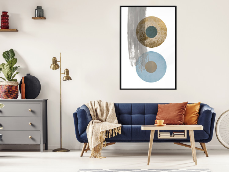 Wall Poster Abstract Symmetry - geometric colorful composition in four circles 117910 additionalImage 3