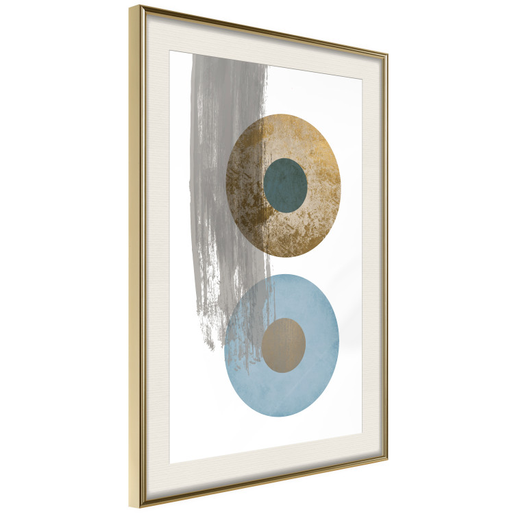 Wall Poster Abstract Symmetry - geometric colorful composition in four circles 117910 additionalImage 2