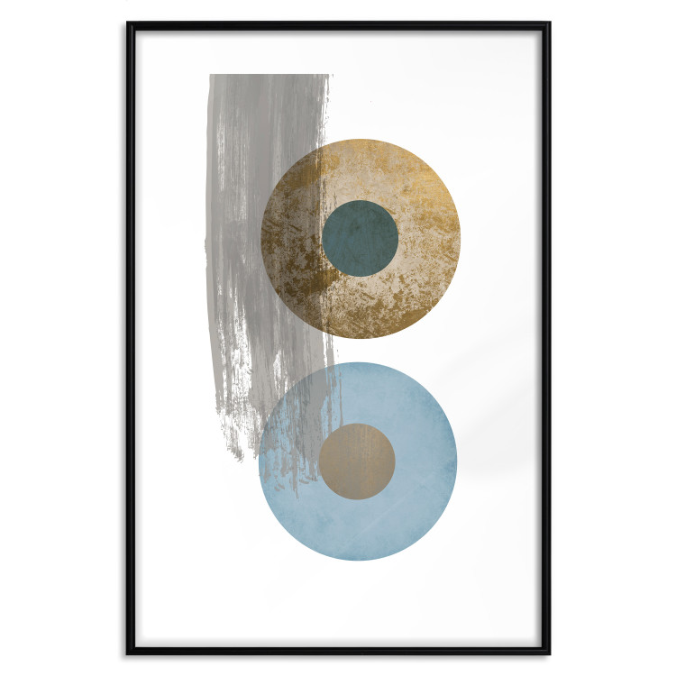 Wall Poster Abstract Symmetry - geometric colorful composition in four circles 117910 additionalImage 26