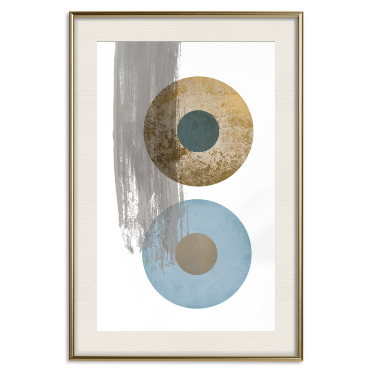 Wall Poster Abstract Symmetry - geometric colorful composition in four circles 117910 additionalImage 24